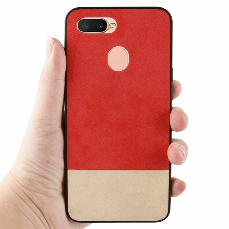 Защитный чехол Deexe Elegant Series для OPPO A5S - Red/White: фото 4 из 6