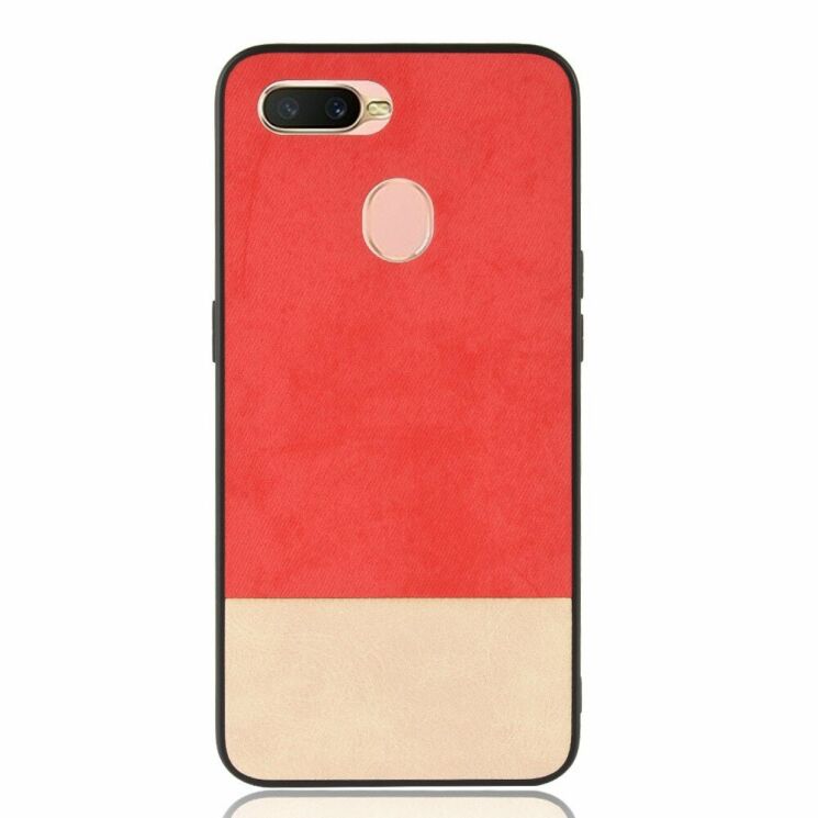 Защитный чехол Deexe Elegant Series для OPPO A5S - Red/White: фото 2 из 6