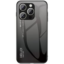Захисний чохол Deexe Gradient Color для iPhone 16 Pro Max - Black / Grey: фото 1 з 6