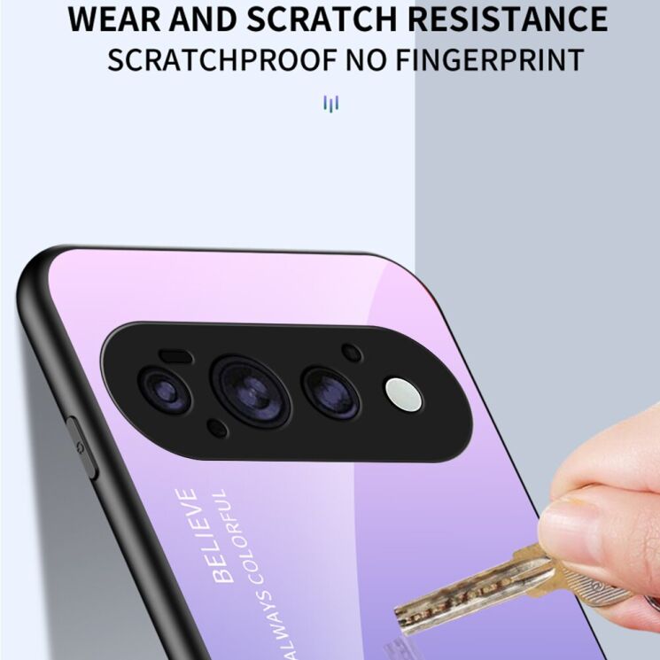 Захисний чохол Deexe Gradient Color для Google Pixel 11 Pro - Blue / Black: фото 3 з 9