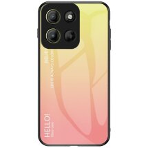 Защитный чехол Deexe Gradient Color для Motorola Moto G15 - Yellow: фото 1 из 10