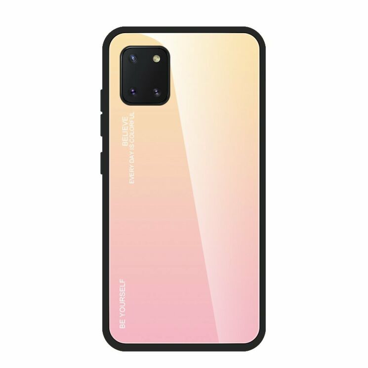 Защитный чехол Deexe Gradient Color для Samsung Galaxy S10 Lite (G770) - Gold / Pink: фото 1 из 8