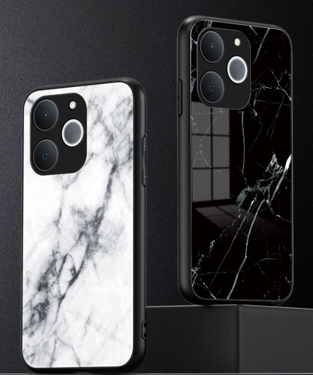 Чохол з малюнком Deexe Gradient Pattern для Realme Note 70 - White: фото 3 з 14