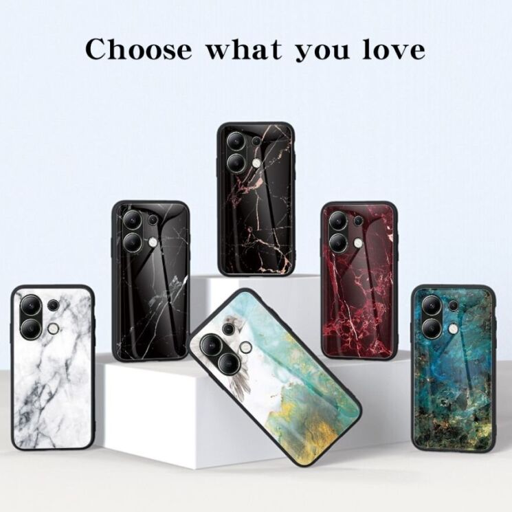 Захисний чохол Deexe Gradient Pattern для Xiaomi Redmi Note 13 - Black: фото 9 з 9