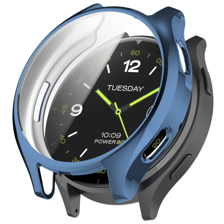 Защитный чехол Deexe Hard Frame для Xiaomi Watch 2 - Blue: фото 1 из 8