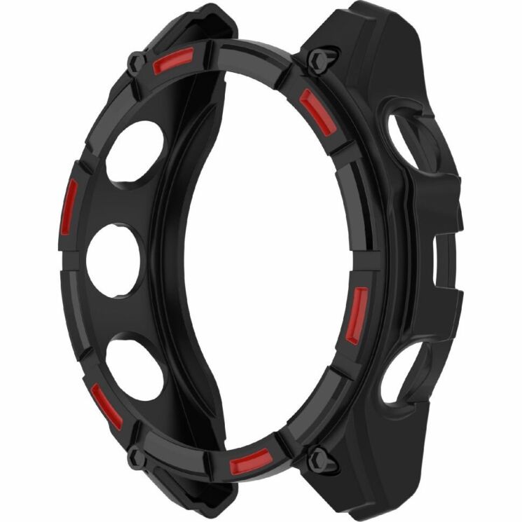 Захисний чохол Deexe Hollow Cover для Garmin Enduro 3 - Black / Red: фото 3 з 5