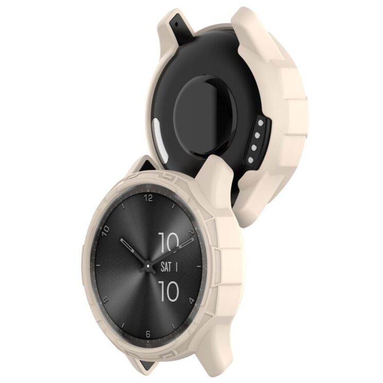 Защитный чехол Deexe Hollow Cover для Garmin Vivomove Trend - Starlight: фото 5 из 8