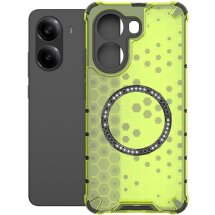 Захисний чохол Deexe Honeycomb Magnetic для Xiaomi Poco X7 Pro - Green: фото 1 з 8