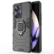 Захисний чохол Deexe Hybrid Case для Realme 10 Pro+ - Black: фото 1 з 7
