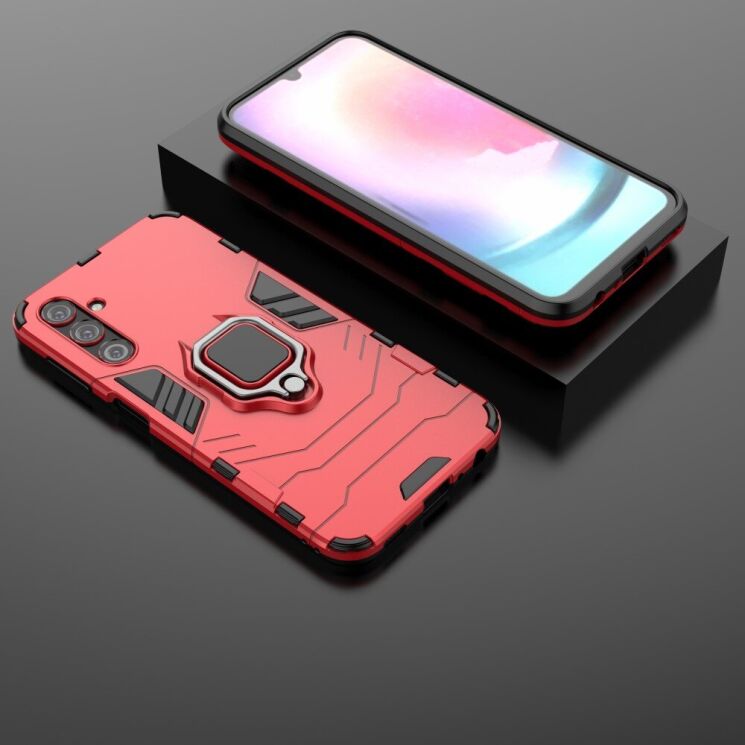 Защитный чехол Deexe Hybrid Case для Samsung Galaxy A24 (A245) - Red: фото 5 из 8