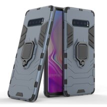 Защитный чехол Deexe Hybrid Case для Samsung Galaxy S10 Plus (G975) - Dark Blue: фото 1 из 5