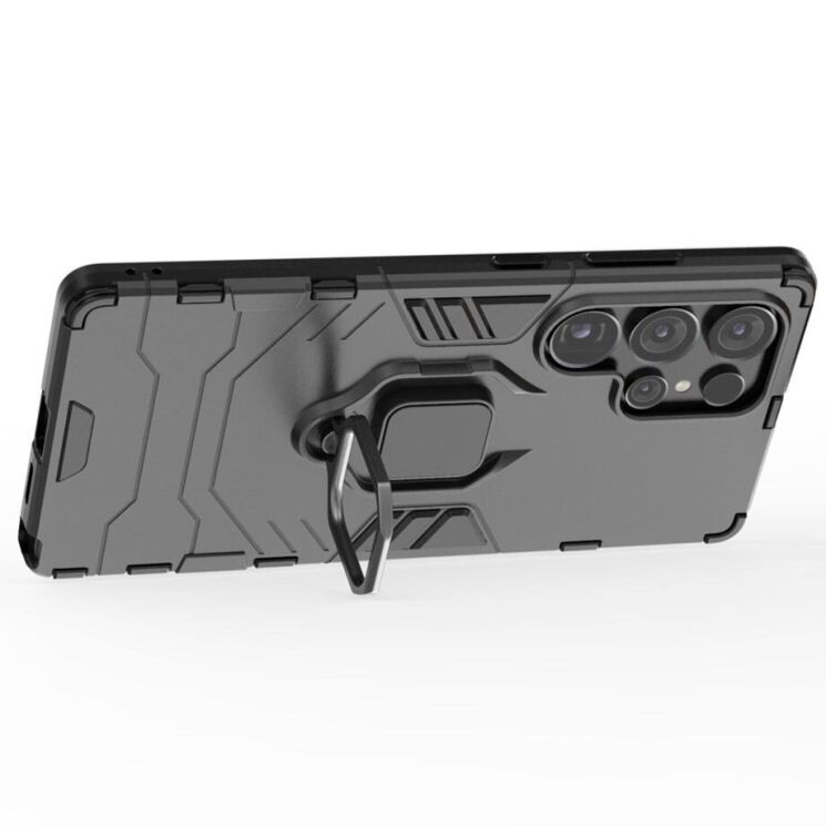 Защитный чехол Deexe Hybrid Case для Samsung Galaxy S25 Ultra (S938) - Black: фото 3 из 6