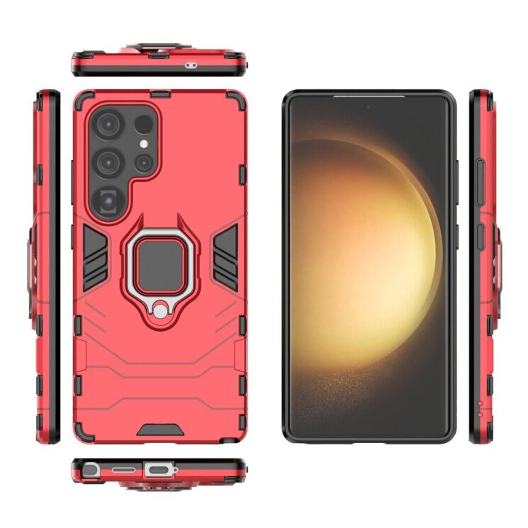 Защитный чехол Deexe Hybrid Case для Samsung Galaxy S25 Ultra (S938) - Black: фото 6 из 6