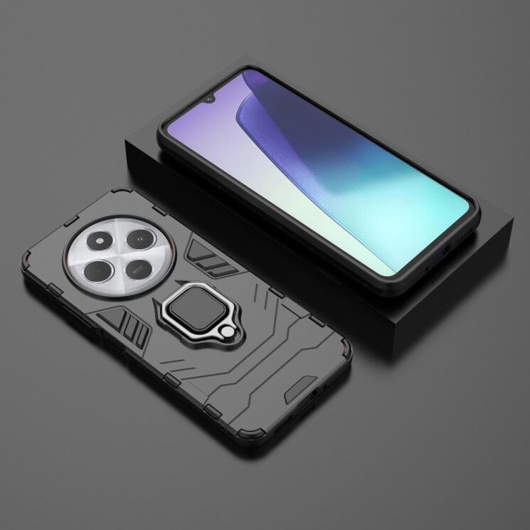 Защитный чехол Deexe Hybrid Case для Xiaomi Redmi 14C / Redmi A4 5G / Poco C75 - Red: фото 6 из 6