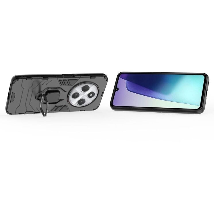 Защитный чехол Deexe Hybrid Case для Xiaomi Redmi 14C / Redmi A4 5G / Poco C75 - Black: фото 3 из 8