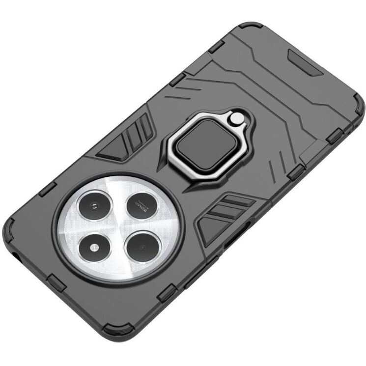 Защитный чехол Deexe Hybrid Case для Xiaomi Redmi 14C / Redmi A4 5G / Poco C75 - Black: фото 4 из 8