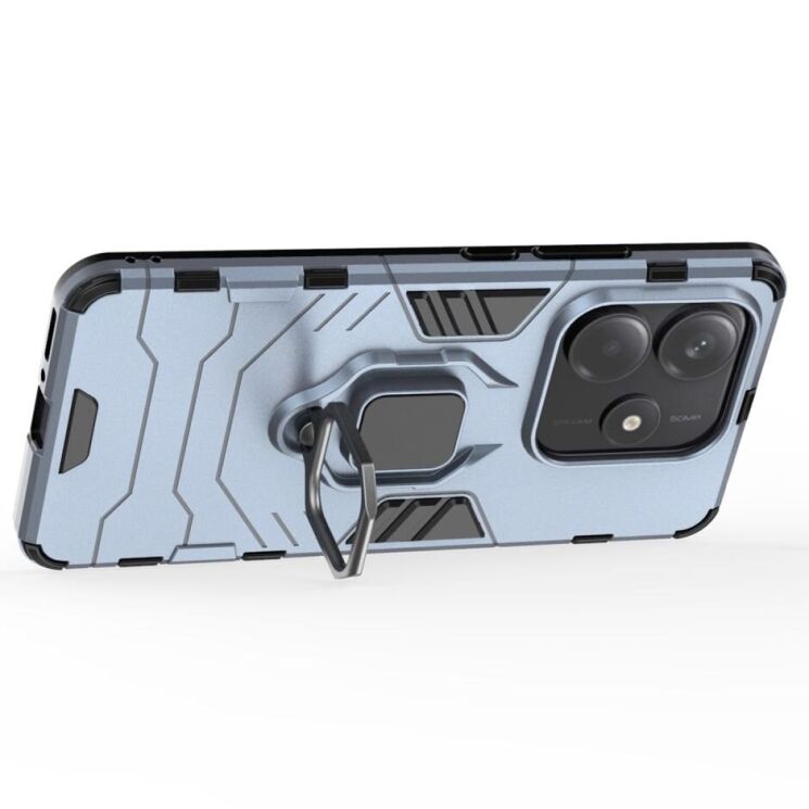 Защитный чехол Deexe Hybrid Case для Xiaomi Redmi Note 14 5G - Blue: фото 2 из 6
