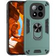 Защитный чехол Deexe Hybrid Shell для Xiaomi Redmi Note 14 Pro Plus - Green (373207G)