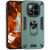 Защитный чехол Deexe Hybrid Shell для Xiaomi Redmi Note 14 Pro Plus - Green: фото 1 из 7