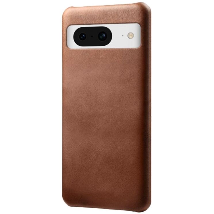 Защитный чехол Deexe Leather Back Cover для Google Pixel 8 - Brown: фото 2 из 4