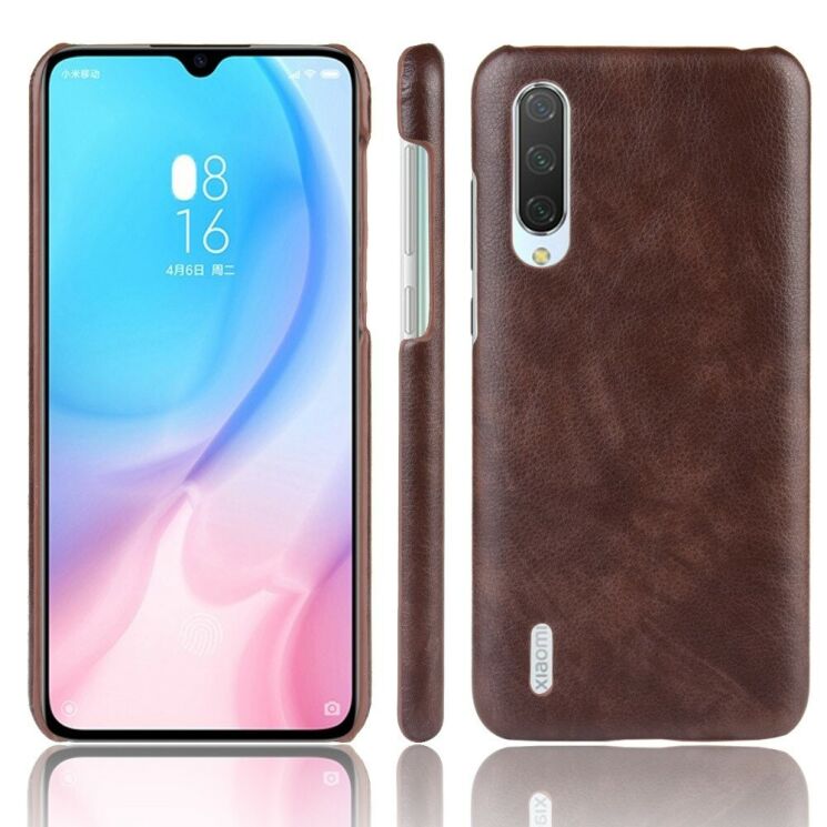 Захисний чохол Deexe Leather Back Cover для Xiaomi Mi CC9e / Mi A3 - Brown: фото 1 з 5