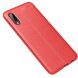 Силиконовый (TPU) чехол Deexe Leather Cover для Samsung Galaxy A02 (A022) - Red (280218R). Фото 2 из 9