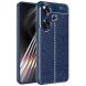 Защитный чехол Deexe Leather Cover для Xiaomi Poco F6 - Blue (355039L). Фото 1 из 7