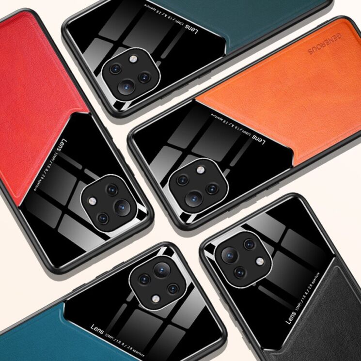 Захисний чохол Deexe Magnetic Leather Cover для Xiaomi Mi 11 Lite / 11 Lite NE - Black: фото 2 з 8