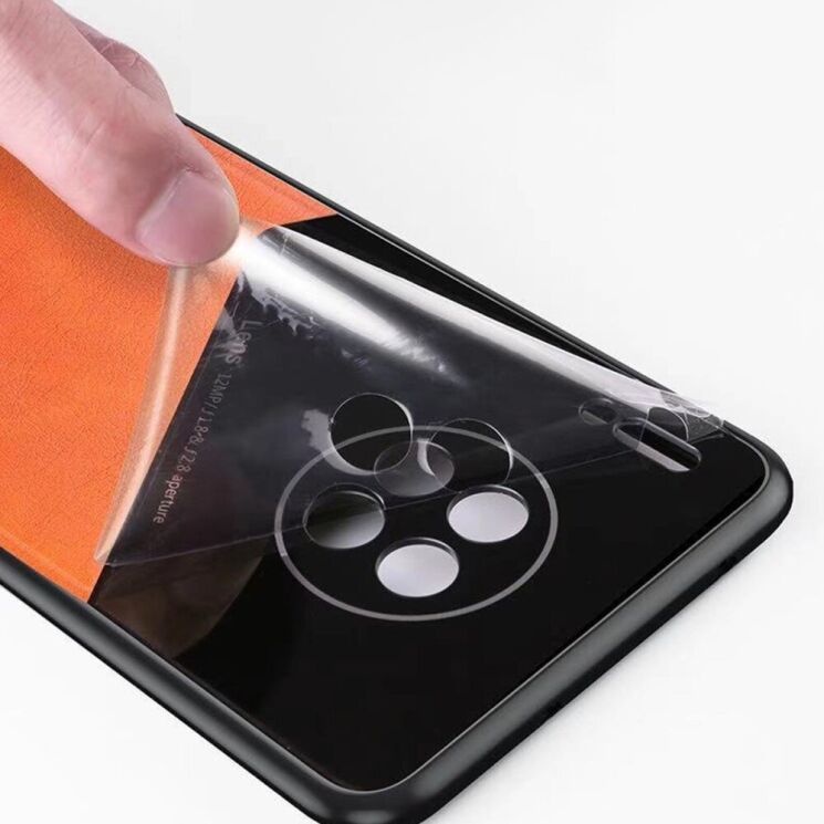 Захисний чохол Deexe Magnetic Leather Cover для Xiaomi Mi 11 Lite / 11 Lite NE - Black: фото 7 з 8