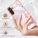 Защитный чехол Deexe Marble Style для Samsung Galaxy A55 (A556) - Light Green (348198LG). Фото 2 из 5
