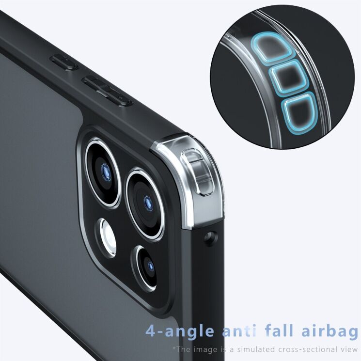 Защитный чехол Deexe Matte Skin для OPPO Reno 16 F/FS - Transparent Black: фото 8 из 14