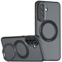 Защитный чехол Deexe Matte Skin Kickstand with MagSafe для Samsung Galaxy S26 (S942) - Black: фото 1 из 13