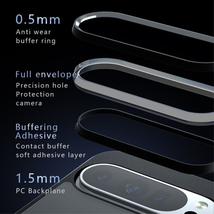 Защитный чехол Deexe Matte Skin with MagSafe для Google Pixel 9 / 9 Pro - Black: фото 9 из 10