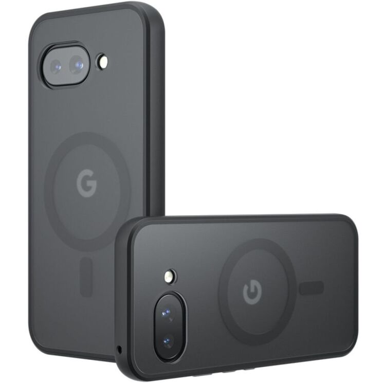 Захисний чохол Deexe Matte Skin with MagSafe для Google Pixel 9a - Black: фото 1 з 12