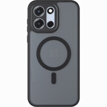 Защитный чехол Deexe Matte Skin with MagSafe для OnePlus Nord 6 / Nord CE6 - Transparent / Black: фото 1 из 12