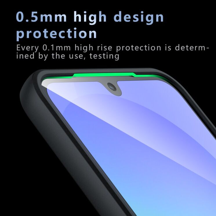 Защитный чехол Deexe Matte Skin with MagSafe для Samsung Galaxy A17 (A175) - Black: фото 6 из 11