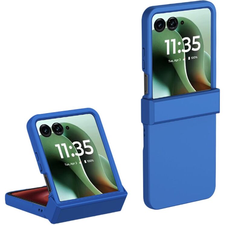 Защитный чехол Deexe Pivot Case для Motorola Razr 60 Ultra / Razr 70 Ultra - Blue: фото 1 из 12