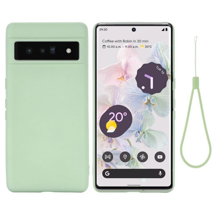 Защитный чехол Deexe Silicone Case для Google Pixel 7 Pro - Green: фото 2 из 7