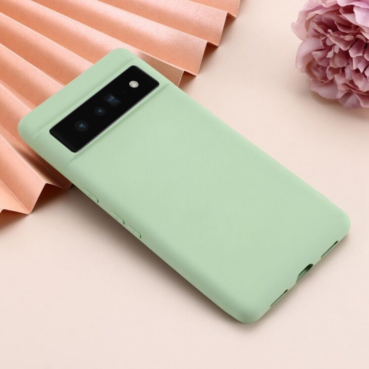Защитный чехол Deexe Silicone Case для Google Pixel 7 Pro - Green: фото 4 из 7
