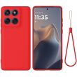 Защитный чехол Deexe Silicone Case для Motorola Edge 60 Pro - Red (381714R)