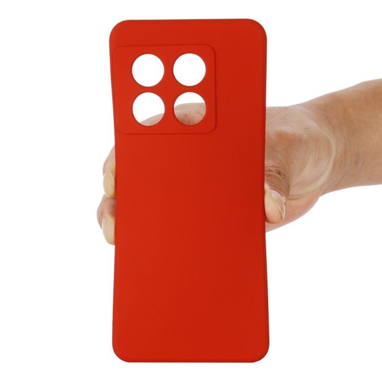 Защитный чехол Deexe Silicone Case для OnePlus 10 Pro - Red: фото 6 из 10