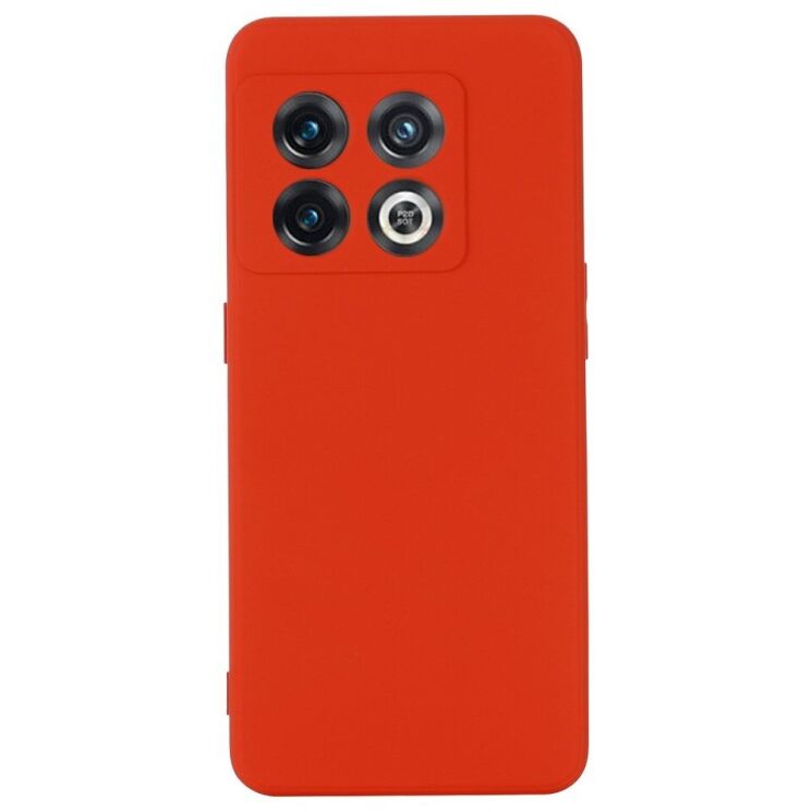 Защитный чехол Deexe Silicone Case для OnePlus 10 Pro - Red: фото 3 из 10
