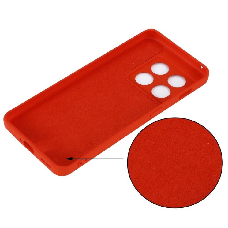 Защитный чехол Deexe Silicone Case для OnePlus 10 Pro - Red: фото 4 из 10