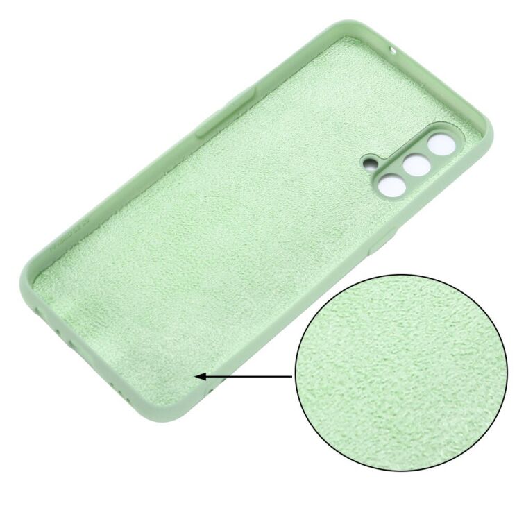 Защитный чехол Deexe Silicone Case для OnePlus Nord CE - Green: фото 5 из 7