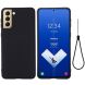 Защитный чехол Deexe Silicone Case для Samsung Galaxy S21 FE (G990) - Black (230632B). Фото 2 из 7