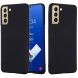 Защитный чехол Deexe Silicone Case для Samsung Galaxy S21 FE (G990) - Black (230632B). Фото 1 из 7
