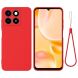 Защитный чехол Deexe Silicone Case для ZTE Blade A35 / Blade A55 - Red (367701R). Фото 1 из 8