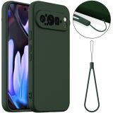 Защитный чехол Deexe Silicone Case with MagSafe для Google Pixel 9 Pro XL - Dark Green: фото 1 из 9
