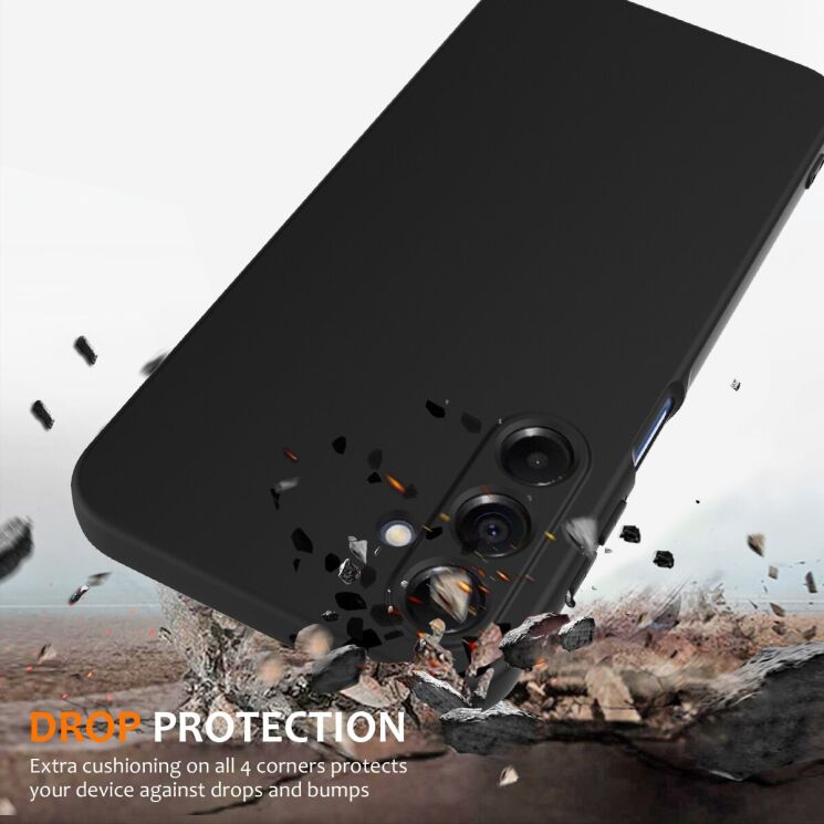 Защитный чехол Deexe Silicone Case with MagSafe для Samsung Galaxy A16 (A165) - Black: фото 2 из 8