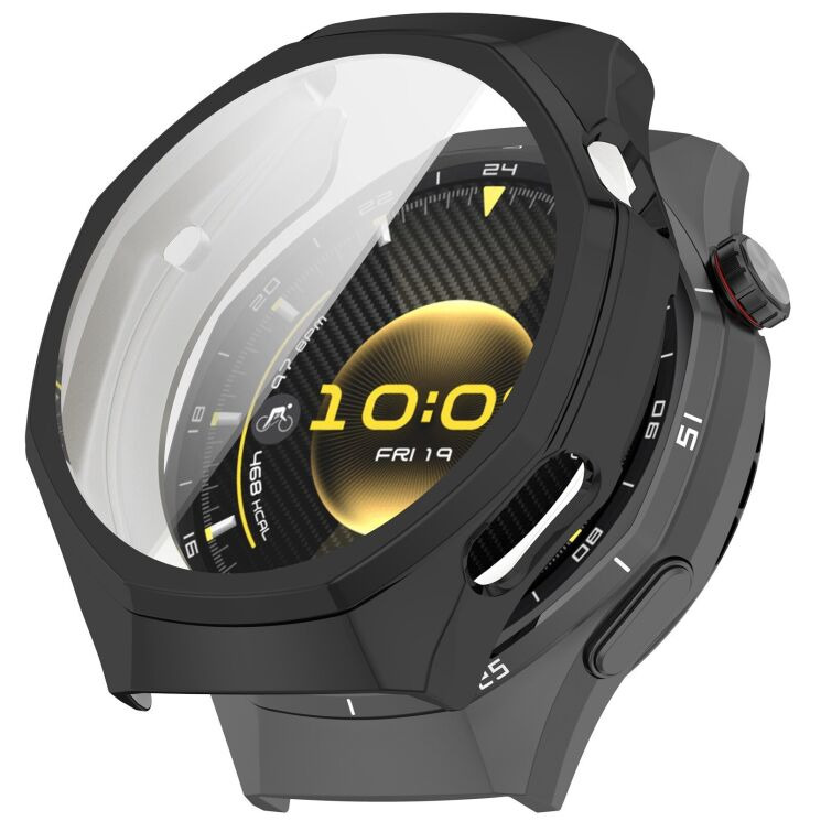 Защитный чехол Deexe Silicone Frame для Huawei Watch GT 6 Pro (46mm) - Black: фото 1 из 3